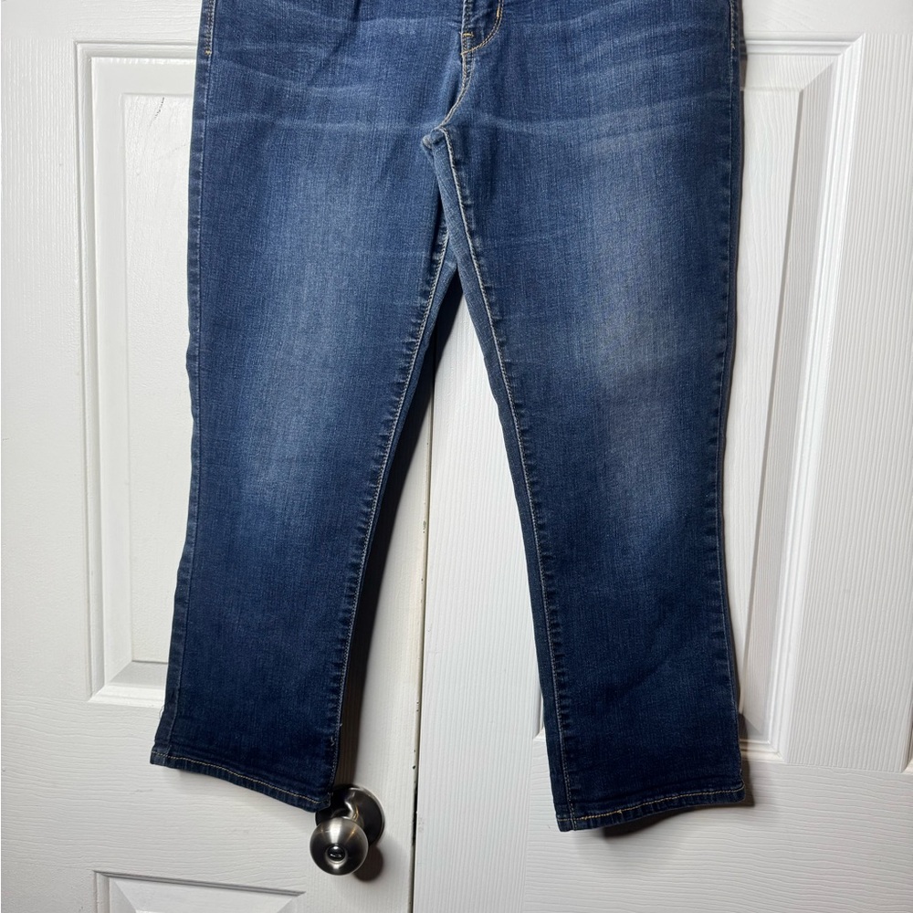 Denizen from Levi's Women's Modern Crop Jeans - Dark Blue - Picture 8 of 16